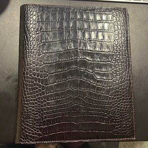 Smythson A5 writing folder in Mara